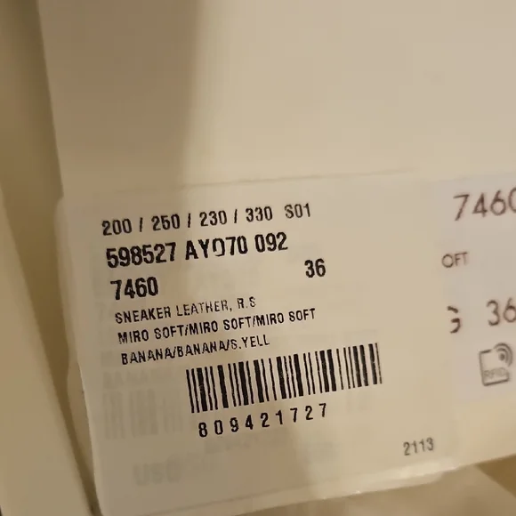 Gucci Yellow Sneakers Vibrant Low-Top Design - Picture 8 of 8